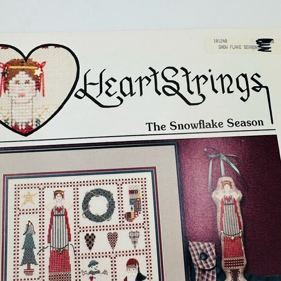 Heartstrings Pat Thode "The Snowflake Season" Counted Cross Stitch Christmas - Picture 5 of 10
